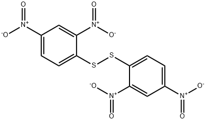 二硫化双-(2,4-二硝基苯), 2217-55-2, 结构式