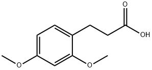 3-(2,4-ジメトキシフェニル)プロピオン酸 化学構造式