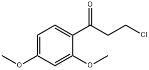 3-Chloro-2',4'-dimethoxypropiophenone 结构式