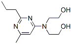 2,2'-(6-METHYL-2-PROPYLPYRIMIDIN-4-YL)IMINODIETHANOL 结构式
