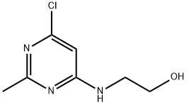 2-[(6-chloro-2-methyl-4-pyrimidinyl)amino]-1-ethanol Structure
