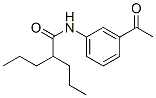N-(3-acetylphenyl)-2-propyl-pentanamide Struktur