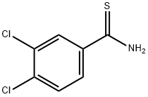 3,4-ジクロロチオベンズアミド 化学構造式