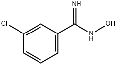 3-クロロ-N′-ヒドロキシベンゼンカルボキシイミドアミド 化学構造式