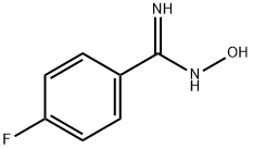 4-フルオロベンズアミドオキシム 化学構造式