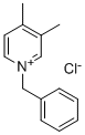 N-ベンジル-3,4-ルチニジニウムクロリド 化学構造式