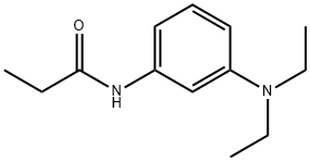 N-[3-(二乙氨基)苯基]丙酰胺,22185-75-7,结构式