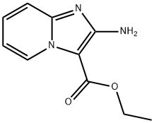 Imidazo[1,2-a]pyridine-3-carboxylic acid, 2-amino-, ethyl ester (9CI) Struktur