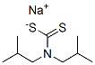sodium diisobutyldithiocarbamate Structure