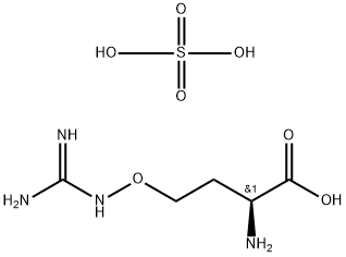 L-Canavanine sulfate Struktur