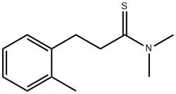 Hydrocinnamamide,  N,N,o-trimethylthio-  (8CI) 结构式