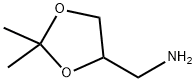 2,2-ジメチル-1,3-ジオキソラン-4-メタンアミン 化学構造式
