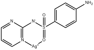 磺胺嘧啶银,22199-08-2,结构式