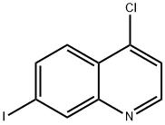 4-クロロ-7-ヨードキノリン 化学構造式
