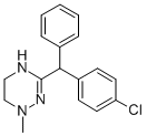 1,4,5,6-Tetrahydro-3-(p-chlorodiphenylmethyl)-1-methyl-as-triazine 结构式