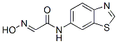Acetamide, N-6-benzothiazolyl-2-(hydroxyimino)- (9CI) Struktur