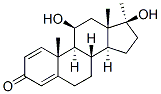 Androsta-1,4-dien-3-one, 11.beta.,17.beta.-dihydroxy-17-methyl- 结构式