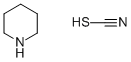 硫氰酸哌啶 结构式