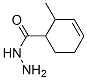 3-Cyclohexene-1-carboxylic  acid,  2-methyl-,  hydrazide 结构式