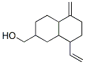 デカヒドロ-5-メチレン-8-ビニル-2-ナフタレンメタノール 化学構造式
