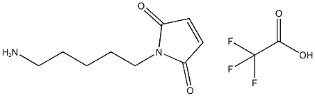 1-(5-氨基戊基)-1H-吡咯-2,5-二酮 2,2,2-三氟乙酸盐, 222159-87-7, 结构式
