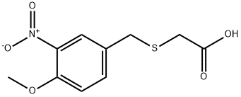 (4-METHOXY-3-NITROBENZYL)THIO]ACETIC ACID|4-甲氧基-3-硝基苄硫基乙酸