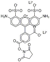 AF 488 NHS活化酯 结构式
