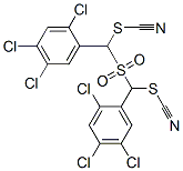 (2,4,5-Trichlorophenyl)(cyanothiomethyl) sulfone 结构式