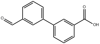 3'-FORMYL[1,1'-BIPHENYL]-3-CARBOXYLIC ACID Struktur