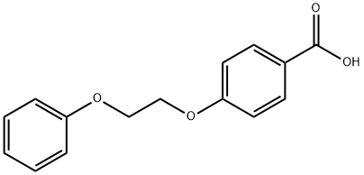 Benzoic acid,4-(2-phenoxyethoxy)- Structure