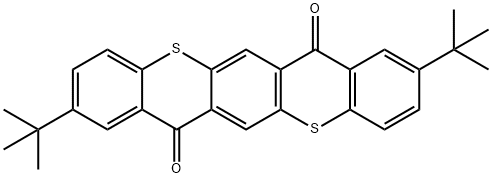 2,9-di-tert-butylthiochromeno[2,3-b]thioxanthene-7,14-dione Structure