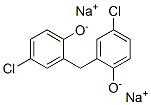 ジナトリウム2,2'-メチレンビス(4-クロロフェノキシド) 化学構造式