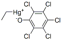 Ethylmercury pentachlorophenate Structure