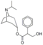 endo-(±)-8-aza-8-isopropylbicyclo[3.2.1]oct-3-yl (hydroxymethyl)phenylacetate Struktur