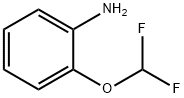 2-(ジフルオロメトキシ)アニリン 化学構造式