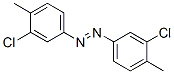 Diazene, bis(3-chloro-4-methylphenyl)- Struktur