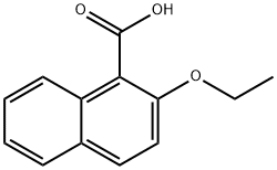 2-エトキシ-1-ナフトエ酸 化学構造式