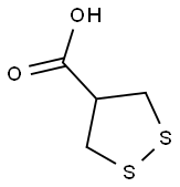 1,2-Dithiolane-4-carboxylicacid(6CI,7CI,8CI,9CI) Struktur