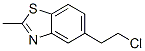 Benzothiazole, 5-(2-chloroethyl)-2-methyl- (8CI) Struktur