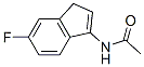 Acetamide, N-(6-fluoro-1H-inden-3-yl)- (9CI) Struktur
