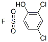 3,5-Dichloro-2-hydroxybenzenesulfonyl fluoride Struktur