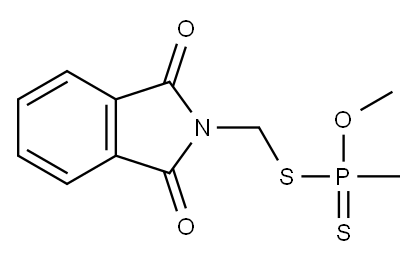 Methylphosphonodithioic acid S-[(1,3-dihydro-1,3-dioxo-2H-isoindol-2-yl)methyl]O-methyl ester Struktur