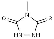 5-MERCAPTO-4-METHYL-4H-1,2,4-TRIAZOL-3-OL 化学構造式