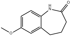 1,3,4,5-TETRAHYDRO-7-METHOXY-2H-1-BENZAZEPIN-2-ONE Structure