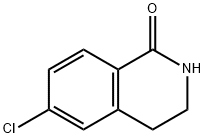 6-CHLORO-3,4-DIHYDRO-2H-ISOQUINOLIN-1-ONE Structure