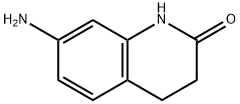 7-アミノ-3,4-ジヒドロ-2(1H)-キノリノン 化学構造式