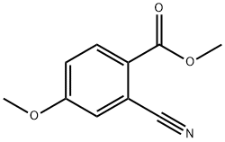 2-CYANO-5-METHOXY-BENZOIC ACID METHYL ESTER Struktur