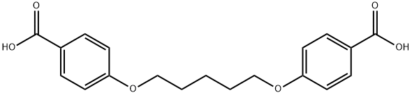 4,4'-[1,5-PENTANEDIYLBIS(OXY)] BISBENZOIC ACID Structure