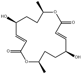(-)-Pyrenophorol Structure