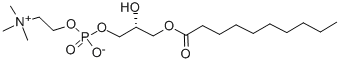1-CAPRYL-2-HYDROXY-SN-GLYCERO-3-PHOSPHOCHOINE,22248-63-1,结构式